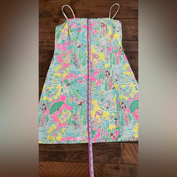 Lilly Pulitzer Jesse Romper “It all Started with a Juice Stand” Size 4 - Picture 7 of 9